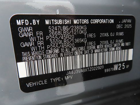 New 2026 Mitsubishi Outlander SE FWD image 25