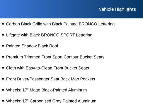 New 2026 Ford Bronco Sport Big Bend w/ Convenience Package AWD/4WD image 8