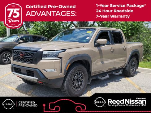Certified 2023 Nissan Frontier Pro-X w/ Pro-X Premium Package RWD image 1