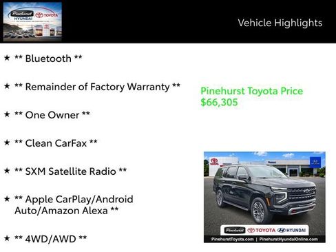 Used 2025 Chevrolet Tahoe Z71 AWD/4WD image 7