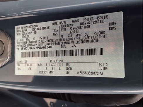 Used 2023 Ford Escape Active w/ Tech Pack #1 AWD/4WD image 26