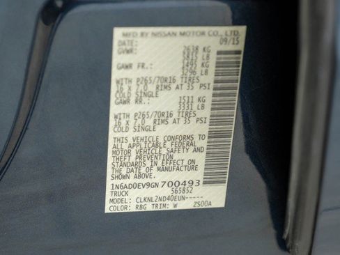 Used 2016 Nissan Frontier SV image 49