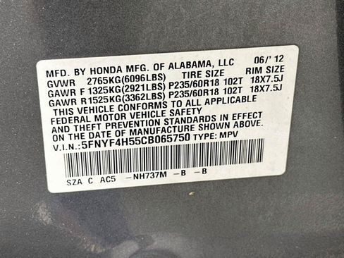 Used 2012 Honda Pilot EX-L image 23