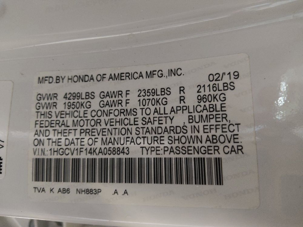 Used 2019 Honda Accord LX image 33