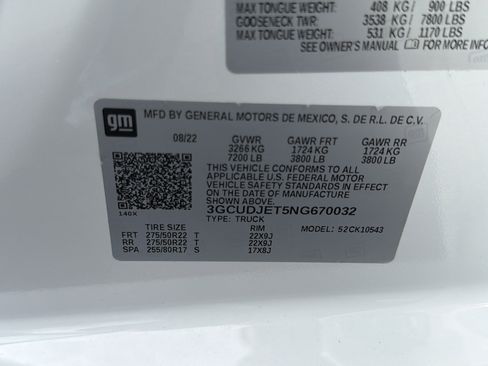 Used 2022 Chevrolet Silverado 1500 High Country w/ High Country Premium Package image 31