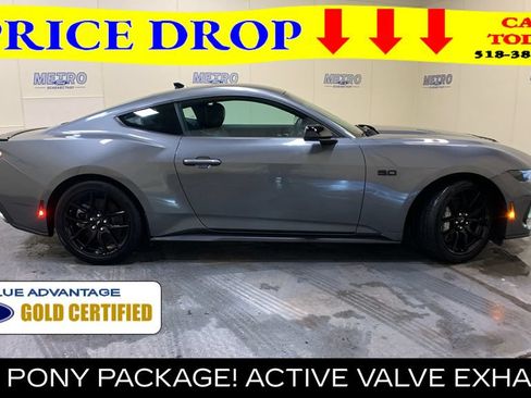 Certified 2025 Ford Mustang GT Premium w/ Mustang Nite Pony Package RWD image 2