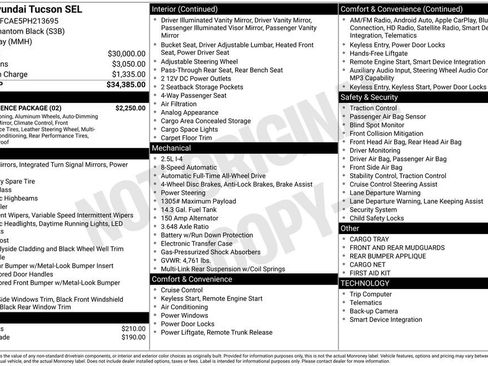 Used 2023 Hyundai Tucson SEL w/ Convenience Package image 6