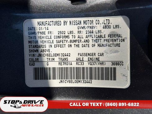 Used 2014 INFINITI Q60 AWD Coupe w/ Premium Package image 19