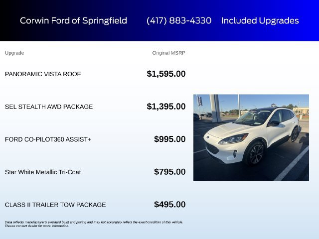 Used 2022 Ford Escape SEL w/ SEL Stealth AWD Package image 6