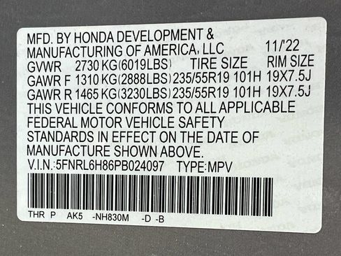 Used 2023 Honda Odyssey Touring image 35