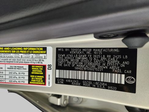 New 2025 Lexus ES 350 w/ Premium Package image 35