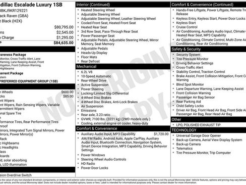 Used 2019 Cadillac Escalade Luxury RWD image 47