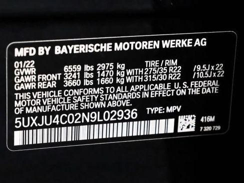 Used 2022 BMW X5 M50i w/ Premium Package image 63