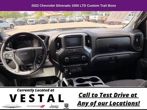 Used 2022 Chevrolet Silverado 1500 Custom Trail Boss w/ LPO, Dark Essentials Package AWD/4WD image 18