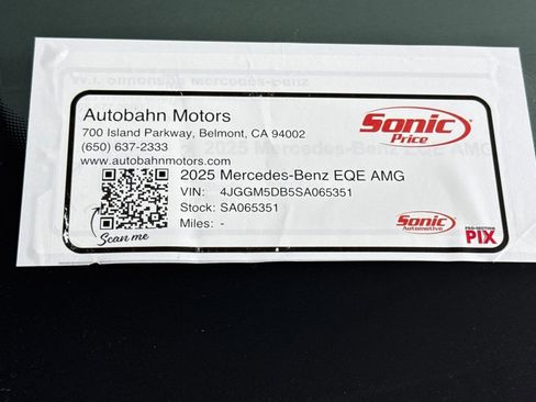 New 2025 Mercedes-Benz EQE AMG 4MATIC SUV image 30