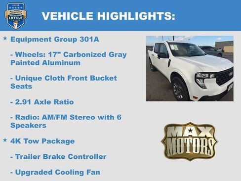 New 2026 Ford Maverick XLT w/ Equipment Group 301A image 5