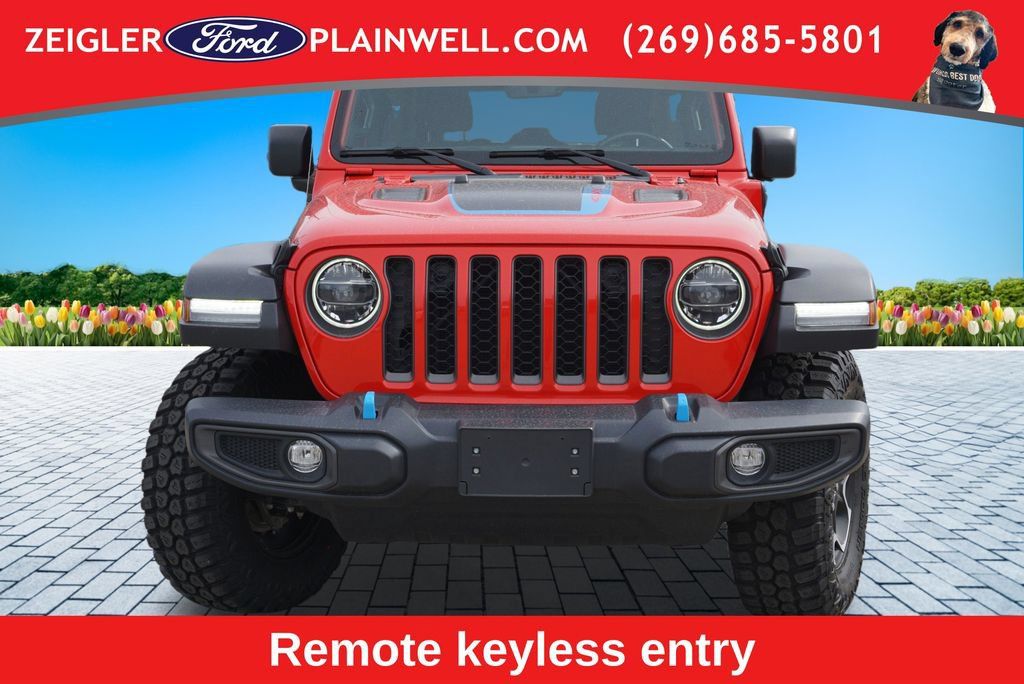 Used 2022 Jeep Wrangler Unlimited Rubicon 4xe w/ Cold Weather Group AWD/4WD image 8