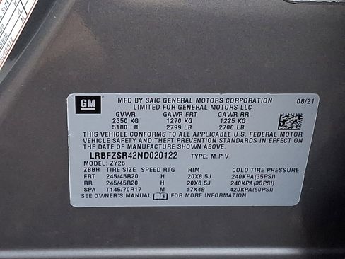 Certified 2022 Buick Envision Avenir w/ Technology Package II image 27