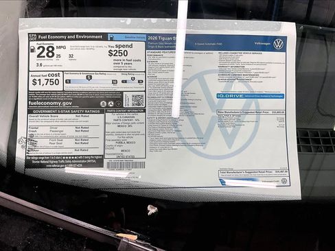 New 2026 Volkswagen Tiguan SE image 33