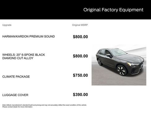 Used 2025 Volvo XC60 T8 Plus w/ Climate Package image 10