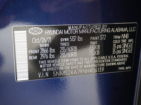 Used 2022 Hyundai Santa Fe SEL FWD image 27