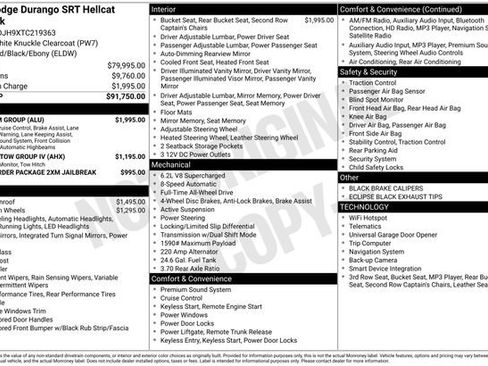 New 2026 Dodge Durango SRT Hellcat w/ Premium Group image 46