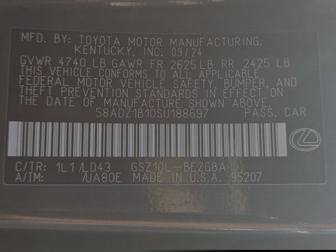 Used 2025 Lexus ES 350 w/ Premium Package FWD image 28