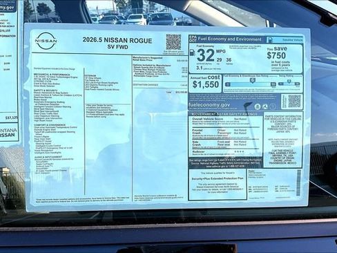 New 2026 Nissan Rogue SV FWD image 13