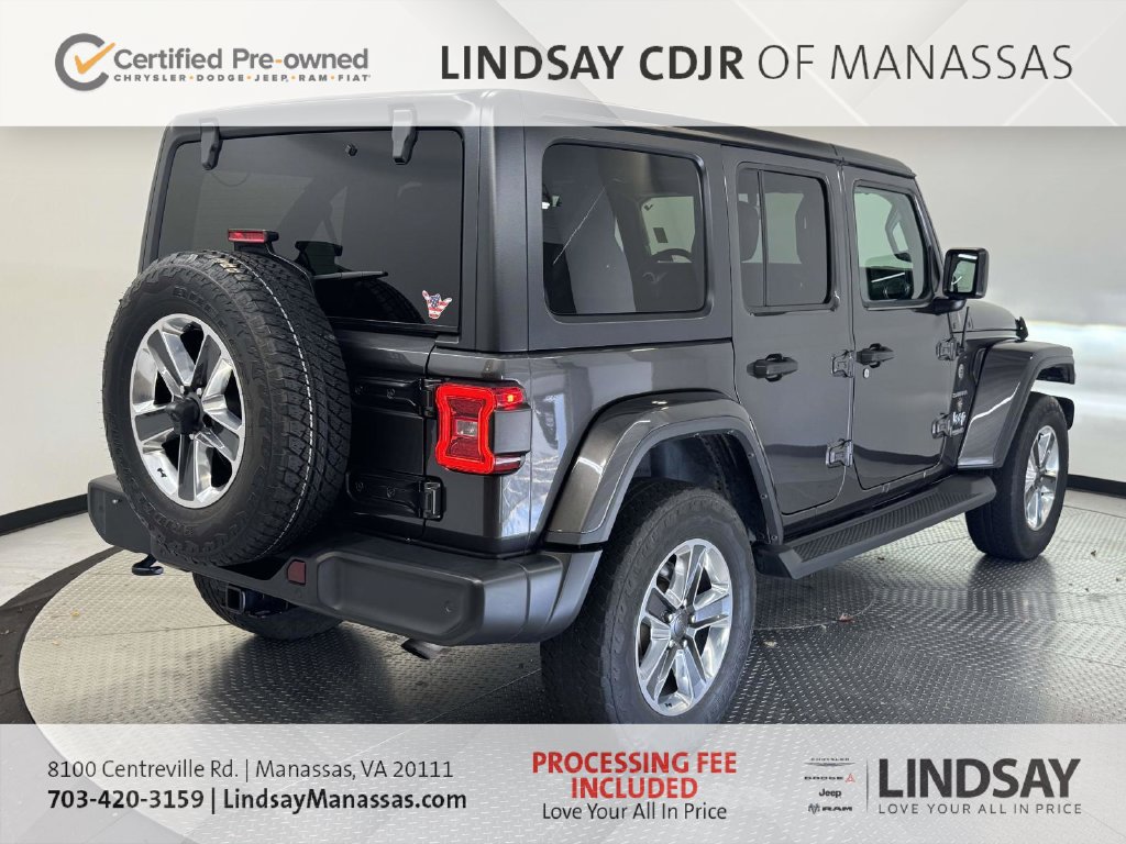 Certified 2021 Jeep Wrangler Unlimited Sahara AWD/4WD image 9
