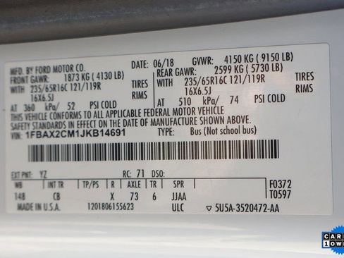 Used 2018 Ford Transit 350 XL image 46