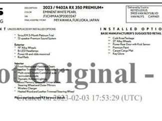 Used 2023 Lexus RX 350 Premium Plus w/ Cold Area Package video 2