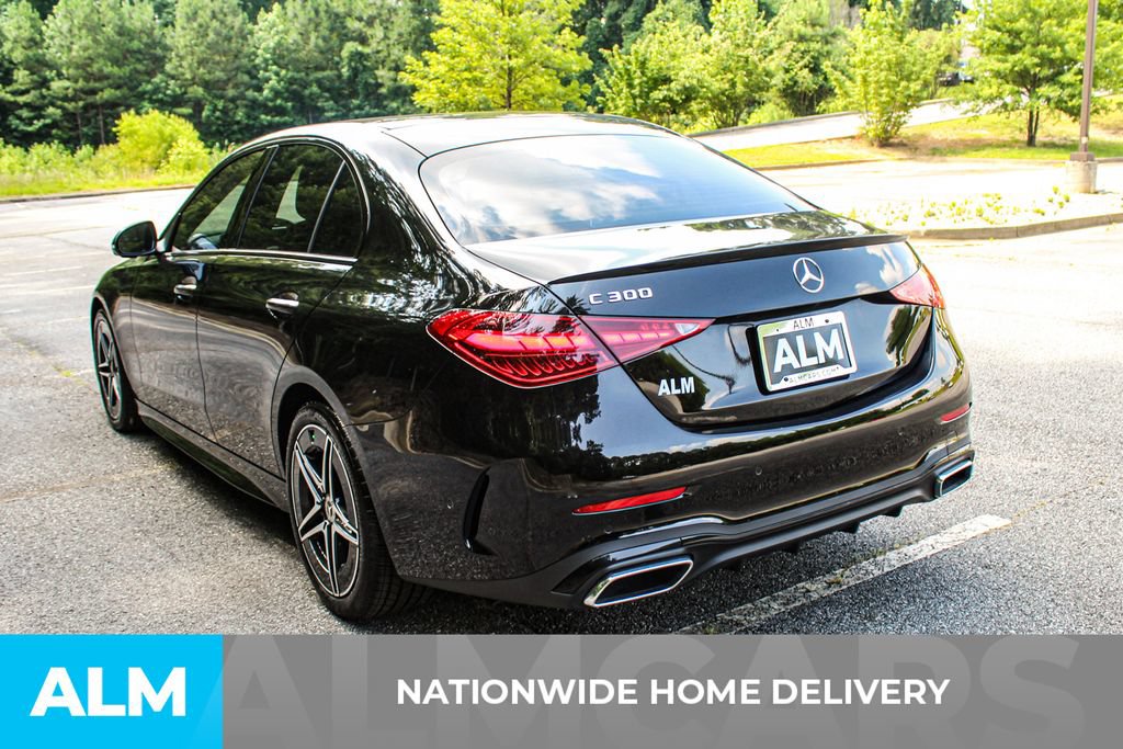 Used 2025 Mercedes-Benz C 300 Sedan w/ AMG Line w/ Night Package image 4