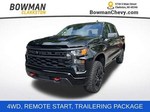 Used 2023 Chevrolet Silverado 1500 Custom Trail Boss w/ LPO, Dark Essentials Package AWD/4WD image 1