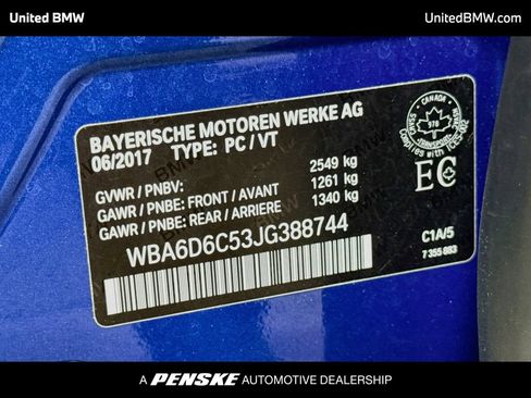 Used 2018 BMW 650i Gran Coupe xDrive AWD/4WD image 22