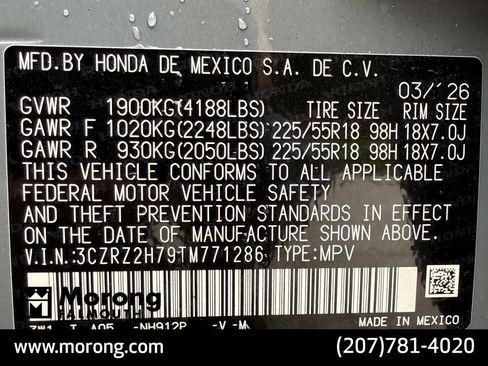 Used 2026 Honda HR-V EX-L image 46
