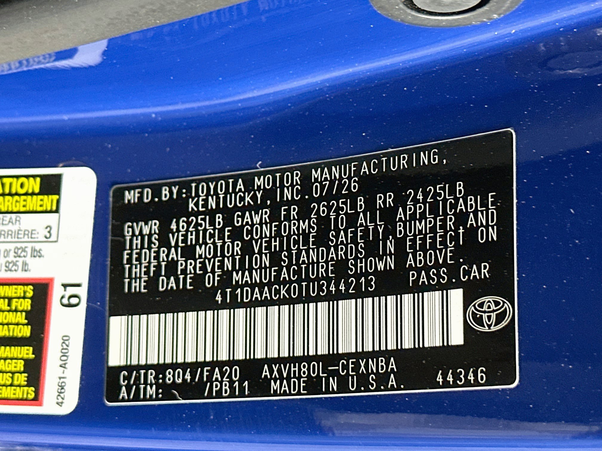 Used 2026 Toyota Camry LE w/ Convenience Package FWD image 12