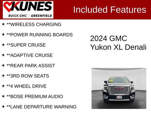 Used 2024 GMC Yukon XL Denali w/ Denali Reserve Package AWD/4WD image 3