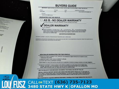 Certified 2025 Subaru Outback Premium image 35