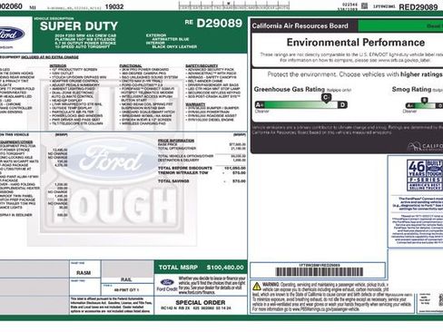 Used 2024 Ford F250 Platinum w/ Tremor Off-Road Package AWD/4WD image 6