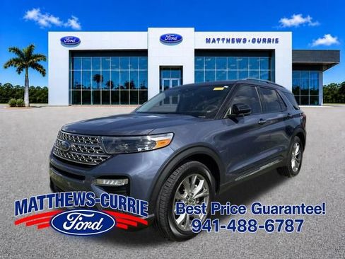 Used 2021 Ford Explorer Limited w/ Equipment Group 301A RWD image 1