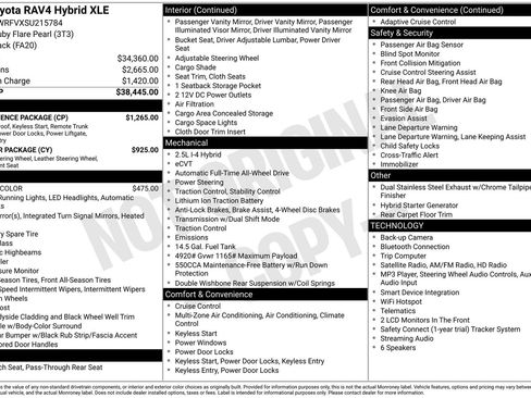 Used 2025 Toyota RAV4 XLE w/ Convenience Package AWD/4WD image 16