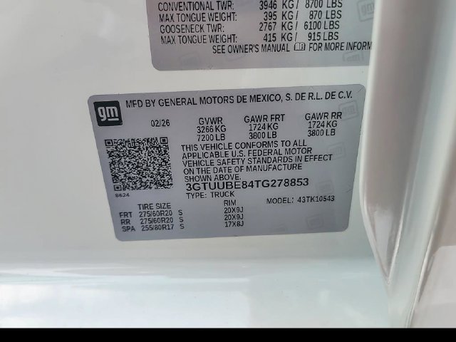 New 2026 GMC Sierra 1500 SLE AWD/4WD image 27