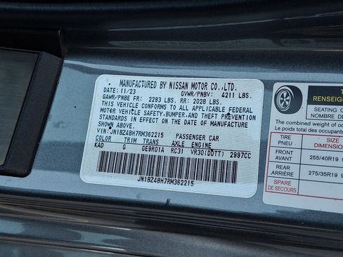 Used 2024 Nissan Z Performance w/ Floor Mat Package RWD image 31