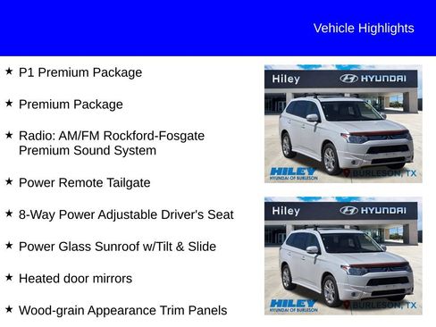 Used 2014 Mitsubishi Outlander SE FWD image 10