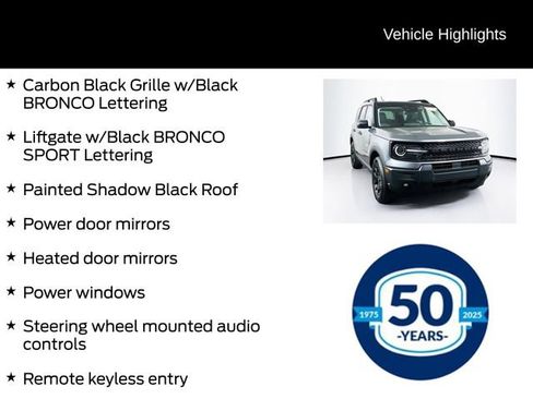 Certified 2025 Ford Bronco Sport Big Bend w/ Convenience Package AWD/4WD image 21