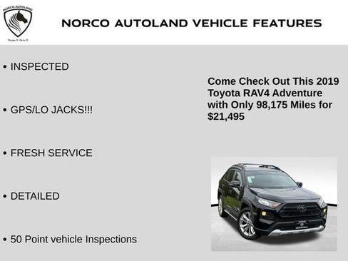 Used 2019 Toyota RAV4 Adventure w/ All Weather Liner Package AWD/4WD image 7