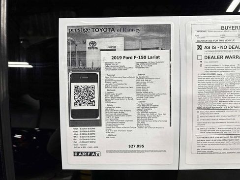 Used 2019 Ford F150 Lariat w/ Equipment Group 502A Luxury image 13