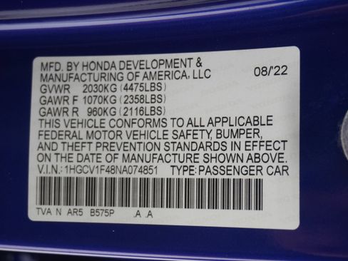 Used 2022 Honda Accord Sport Special Edition image 30