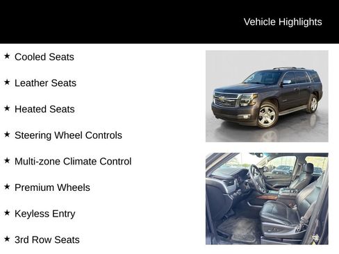 Used 2015 Chevrolet Tahoe LTZ w/ Max Trailering Package AWD/4WD image 31