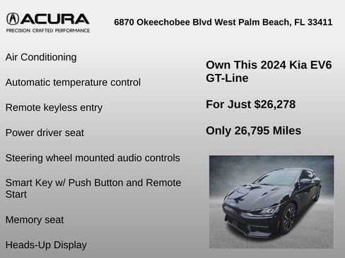 Used 2024 Kia EV6 GT-Line w/ GT-Line White Seat Package image 30